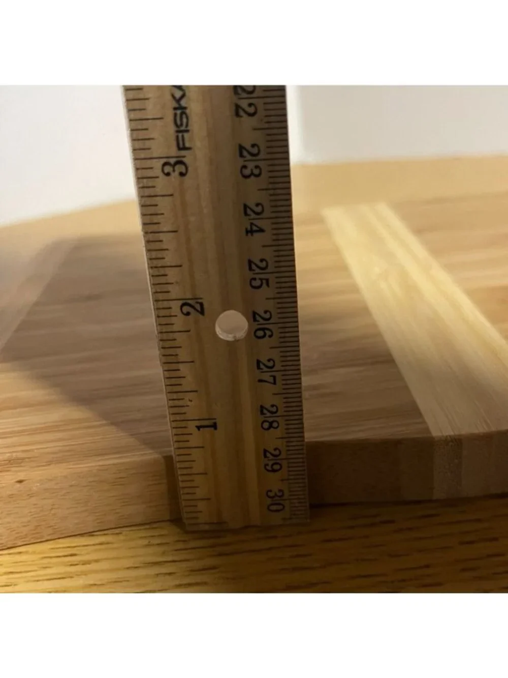 Bamboo Kitchen Cutting Board Wavy Edges Mini Cheese board